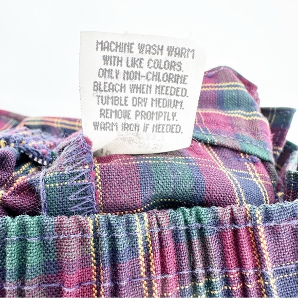 Vintage OshKosh Plaid Pants Made in USA - Picture 4 of 6